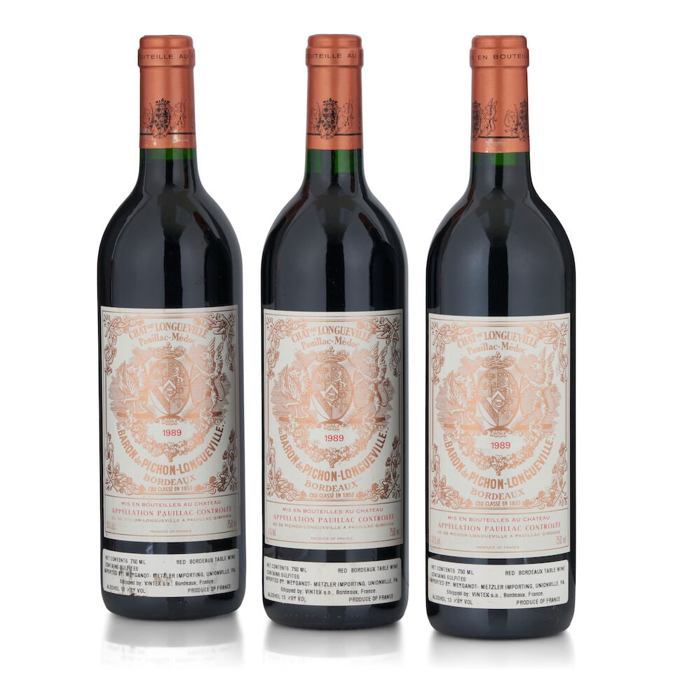 Chateau Pichon Baron, 1989 (3 bottles, 750ml) (1 of 1)
