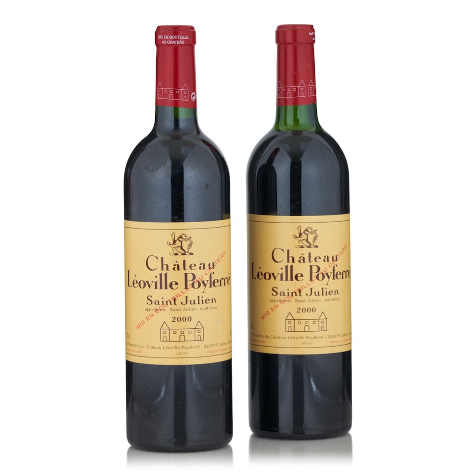 Chateau Leoville Poyferre, 2000 (2 bottles, 750ml): Chateau Leoville Poyferre, 2000 (2 bottles, 750ml) Region: St. Julien Fill Level: one bottom neck, one very top shoulder Capsule: one lightly nicked Footnotes: Bordeaux, Left Bank This lot is subject