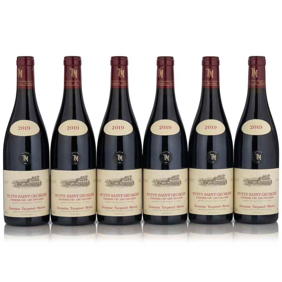 Domaine Taupenot Merme, Nuits Saint Georges Premier Cru Les Pruliers, 2019 (6 bottles, 750ml): Domaine Taupenot Merme, Nuits Saint Georges Premier Cru Les Pruliers, 2019 (6 bottles, 750ml) Region: Cote de Nuits Packaging: original carton Footnotes: Burgundy This lot is subject to the following