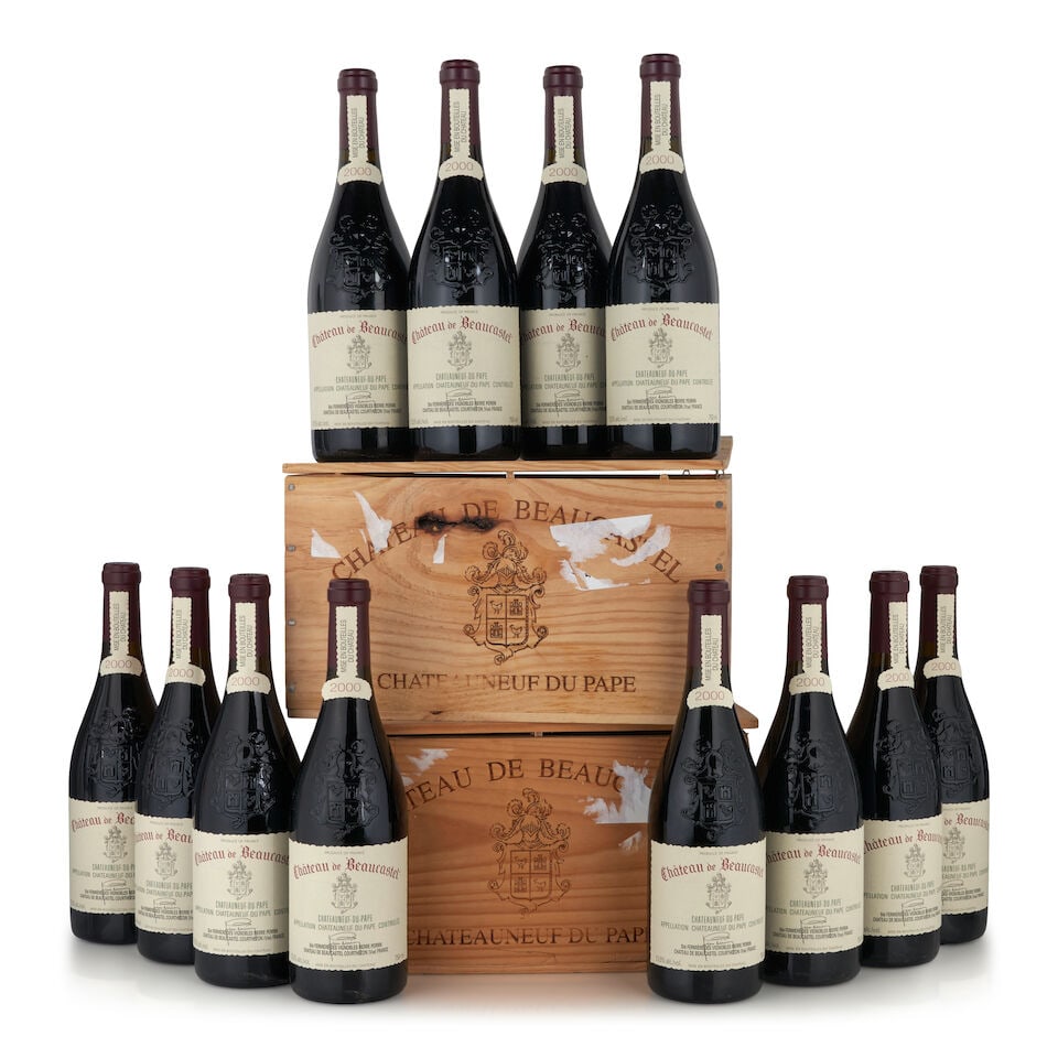 Chateau de Beaucastel, Chateauneuf du Pape, 2000 (12 bottles, 750ml) (1 of 1)