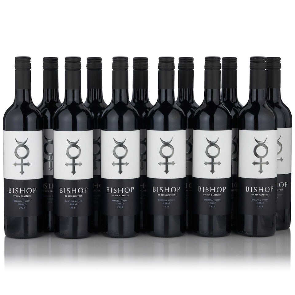 Ben Glaetzer, Bishop Barossa Valley Shiraz Cabernet Sauvignon, 2021 (12 bottles, 750ml): Ben Glaetzer, Bishop Barossa Valley Shiraz Cabernet Sauvignon, 2021 (12 bottles, 750ml) Region: Australia Packaging: two individual six-pack original cartons This lot is subject to the following lot s
