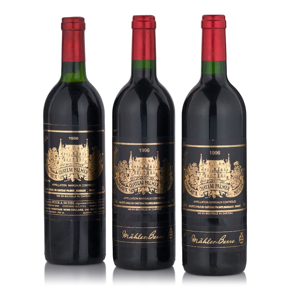Chateau Palmer, 1996 (3 bottles, 750ml) (1 of 1)