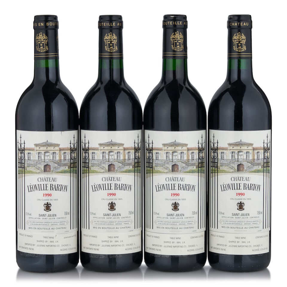 Chateau Leoville Barton, 1990 (4 bottles, 750ml) (1 of 1)