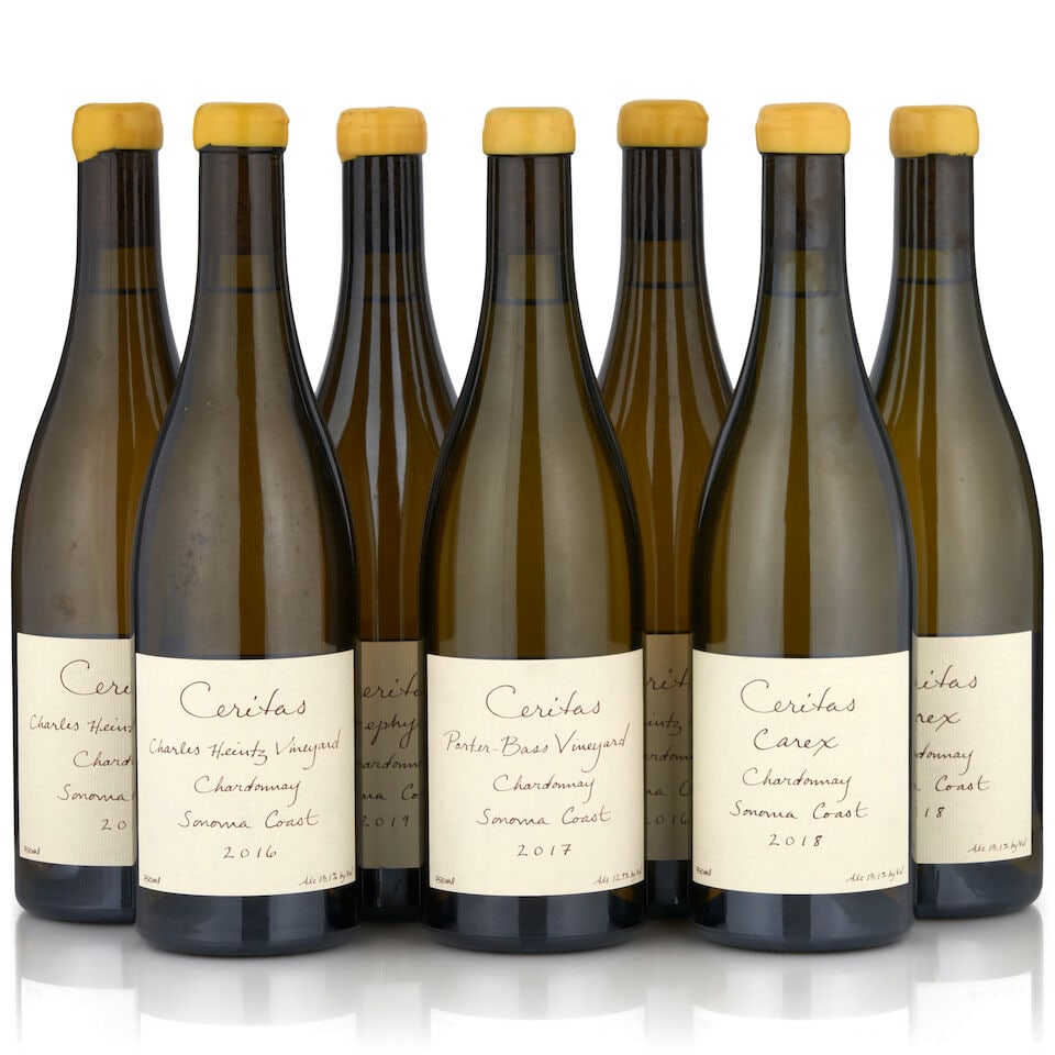 Ceritas Chardonnay Carex, 2018 (2 bottles, 750ml) Ceritas Chardonnay Heintz Vineyard, 2016 (3 b...: Ceritas Chardonnay Carex, 2018 (2 bottles, 750ml) Region: Sonoma Ceritas Chardonnay Heintz Vineyard, 2016 (3 bottles, 750ml) Region: Sonoma Ceritas Chardonnay Porter Bass Vineyard, 2017 (1 bottle, 750