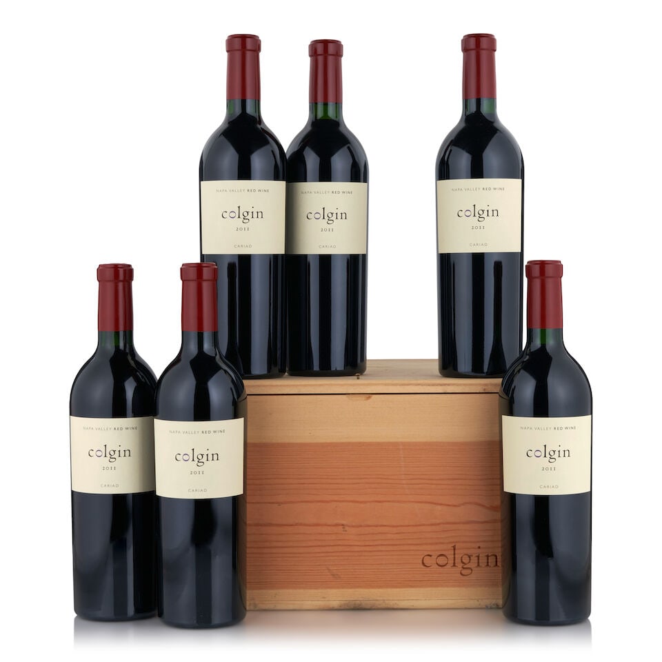 Colgin Cariad, 2011 (6 bottles, 750ml): Colgin Cariad, 2011 (6 bottles, 750ml) Region: Napa Valley Fill Level: bottom neck or better Packaging: original wooden case Footnotes: California This lot is subject to the following lot symbols: