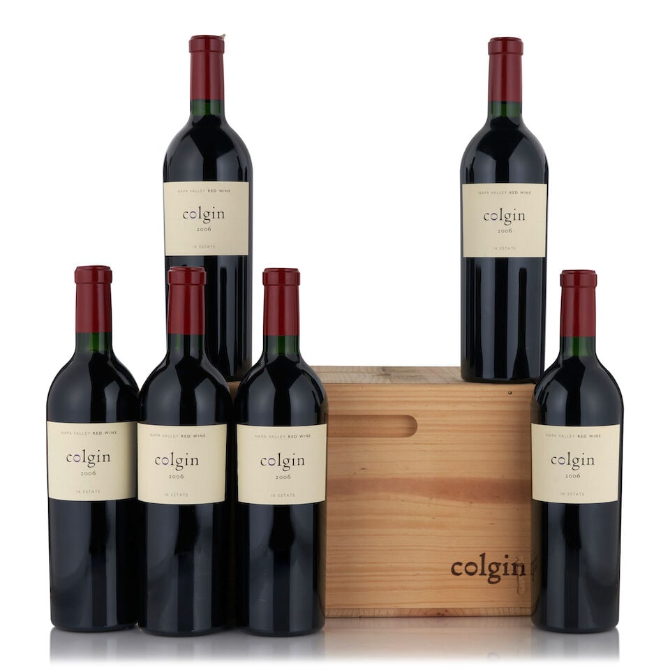 Colgin IX Estate, 2006 (6 bottles, 750ml): Colgin IX Estate, 2006 (6 bottles, 750ml) Region: Napa Valley Fill Level: bottom neck Packaging: original wooden case Footnotes: California This lot is subject to the following lot symbols: • &#