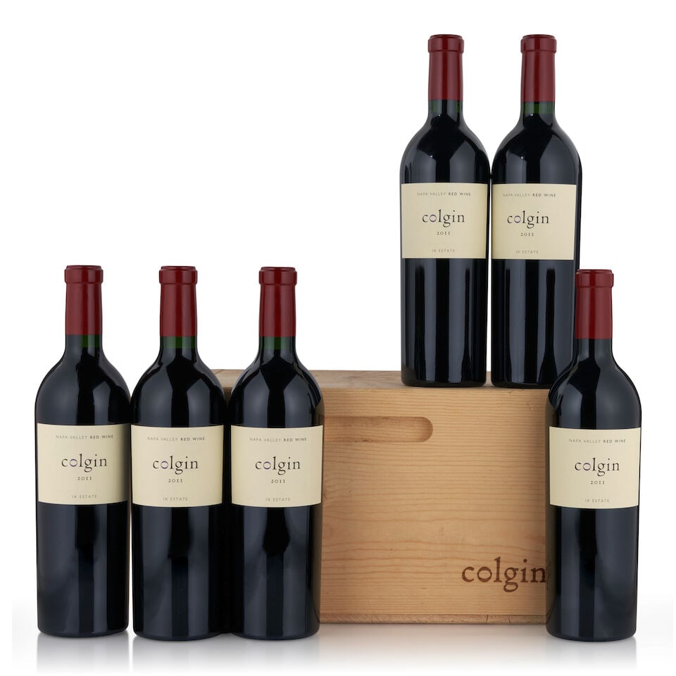 Colgin IX Estate, 2011 (6 bottles, 750ml): Colgin IX Estate, 2011 (6 bottles, 750ml) Region: Napa Valley Packaging: original wooden case Footnotes: California This lot is subject to the following lot symbols: • • Zero rated for tax