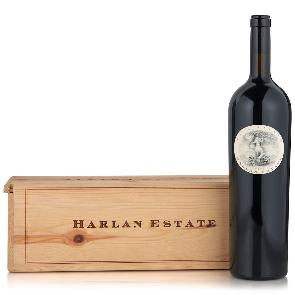 Harlan Estate, 1999 (1 bottle, 1.5L): Harlan Estate, 1999 (1 bottle, 1.5L) Region: Napa Valley Fill Level: bottom neck Packaging: original wooden case Footnotes: California This lot is subject to the following lot symbols: • •