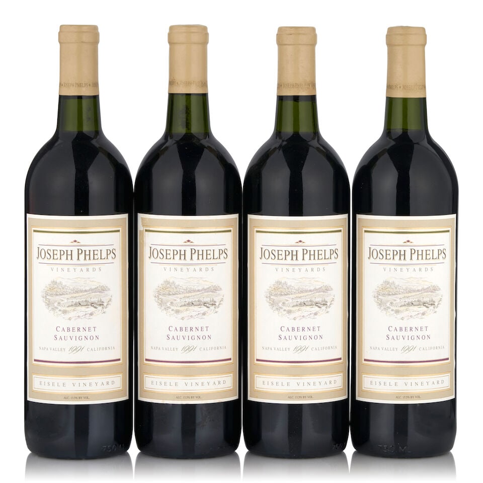 Joseph Phelps Cabernet Sauvignon Eisele Vineyard, 1991 (4 bottles, 750ml) (1 of 1)