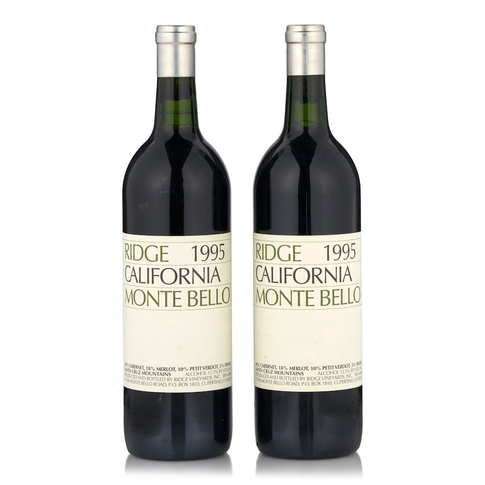 Ridge Monte Bello, 1995 (2 bottles, 750ml) (1 of 1)