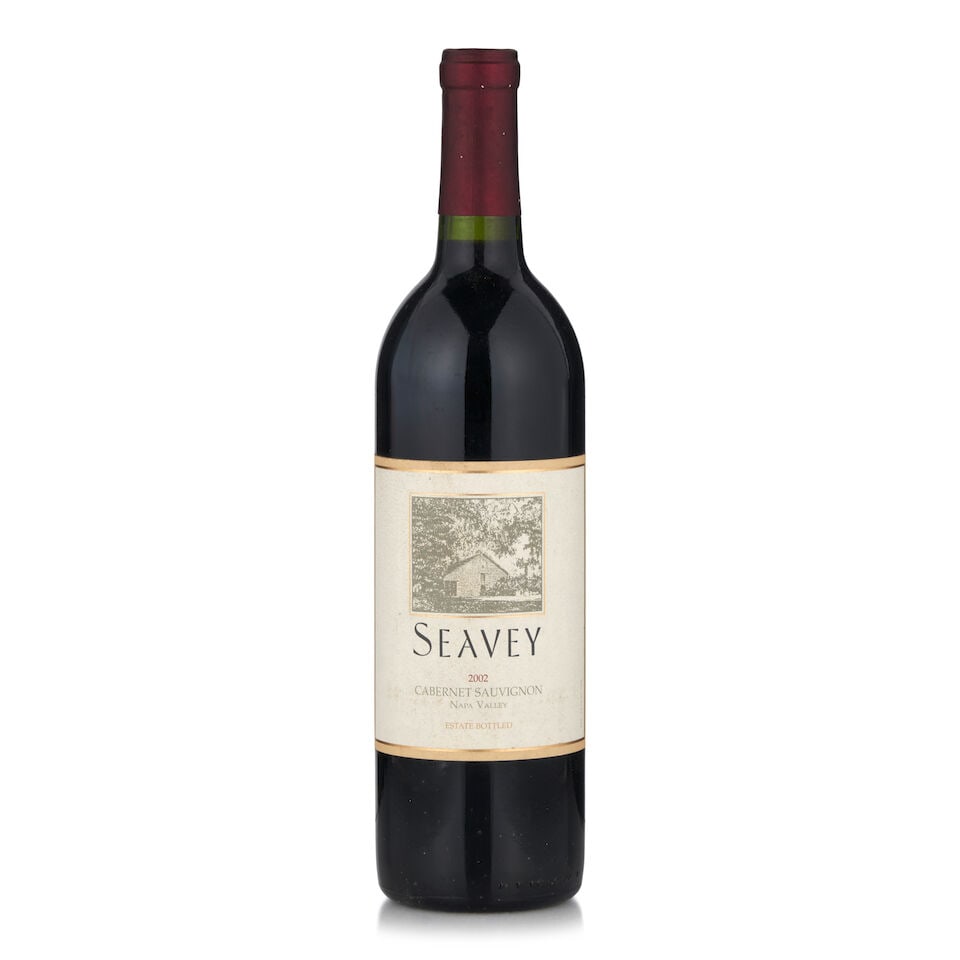 Seavey Vineyard Cabernet Sauvignon, 2002 (1 bottle, 750ml): Seavey Vineyard Cabernet Sauvignon, 2002 (1 bottle, 750ml) Region: Napa Valley Fill Level: into neck Miscellaneous: bottle heavily bin soiled Footnotes: California This lot is subject to the
