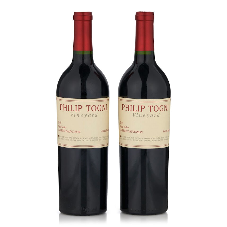 Philip Togni Cabernet Sauvignon, 2013 (2 bottles, 750ml): Philip Togni Cabernet Sauvignon, 2013 (2 bottles, 750ml) Region: Napa Valley Footnotes: California This lot is subject to the following lot symbols: • • Zero rated for tax, no tax will be