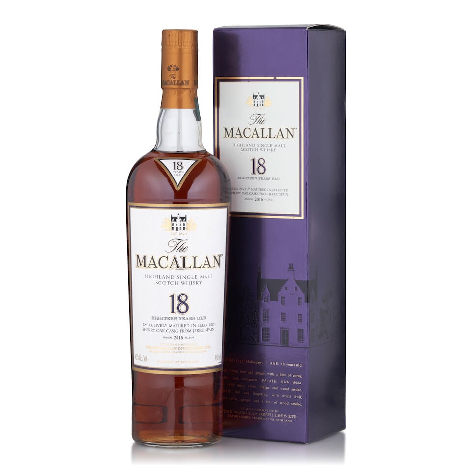 The Macallan 18 Years Old, 2016 (1 bottle, 750ml) (1 of 1)