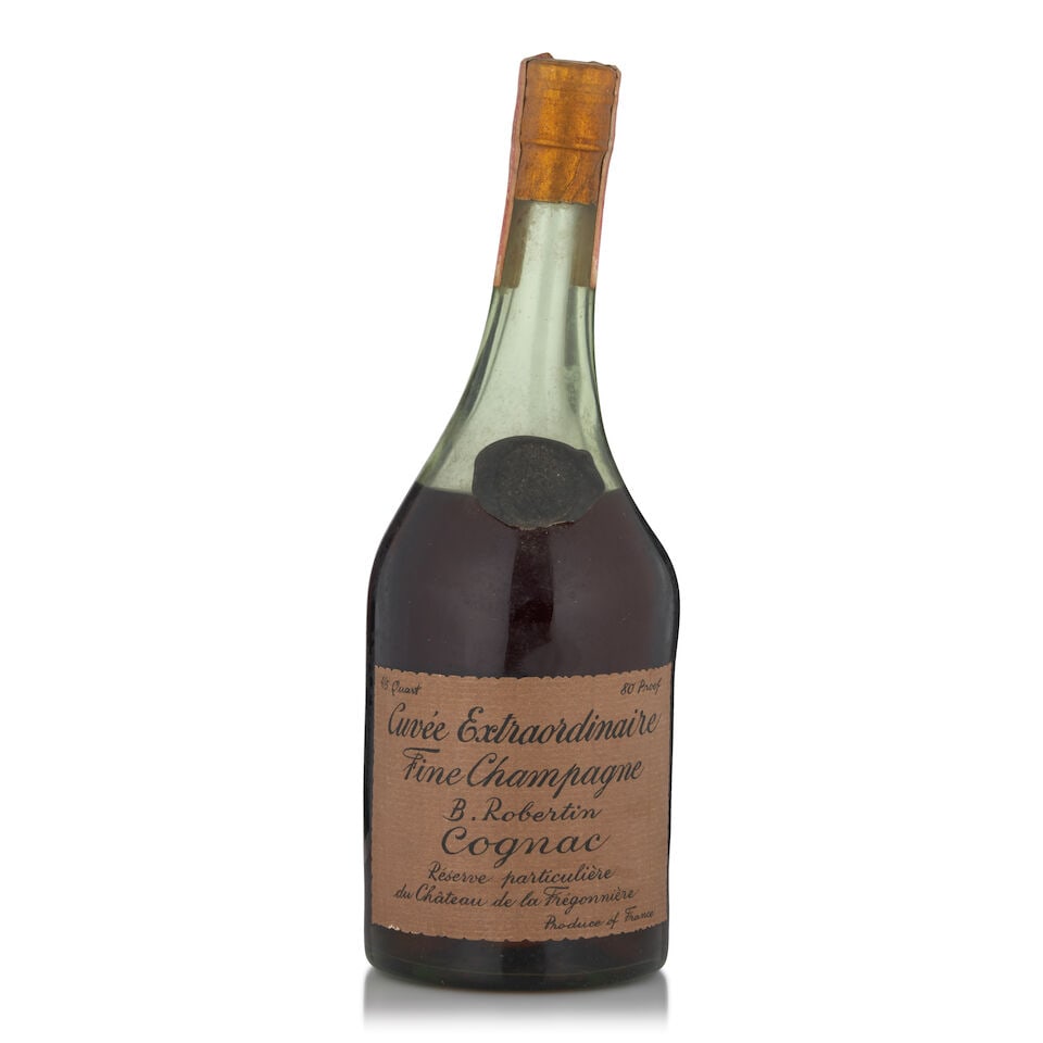 B. Robertin Cognac Cuvee Extrodinaire, c. 1960s (1 bottle, 4/5qt) (1 of 2)
