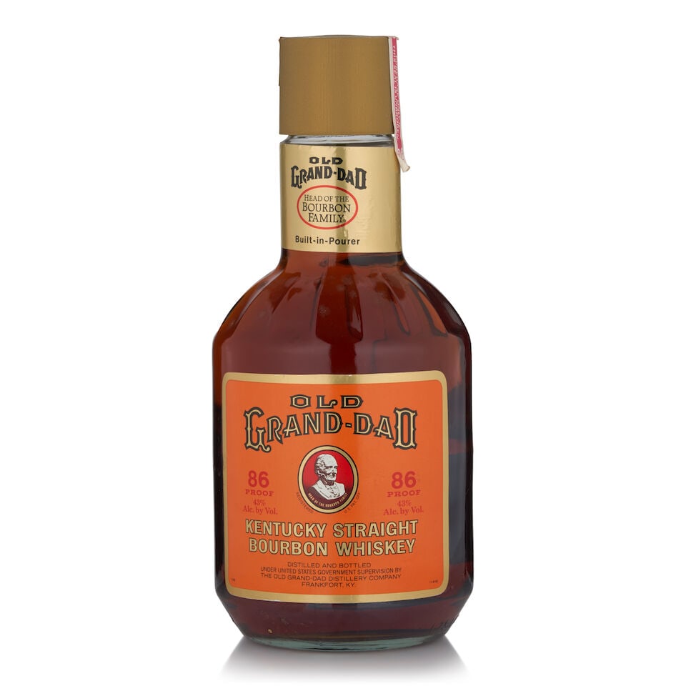 Old Grand Dad, c. 1988 (1 bottle, 1.75L): Old Grand Dad, c. 1988 (1 bottle, 1.75L) Region: Kentucky Alcohol content: 43% Notes: official bottling Footnotes: United States, Bourbon Lot to be sold without reserve. This lot is subject to the fol
