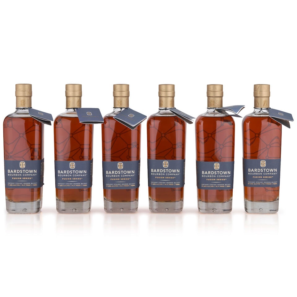Bardstown Bourbon Co. Fusion Series No. 4 (6 bottles, 750ml): Bardstown Bourbon Co. Fusion Series No. 4 (6 bottles, 750ml) Region: Kentucky Alcohol content: 47.45% Notes: official bottling Footnotes: United States, Bourbon This lot is subject to the following lo