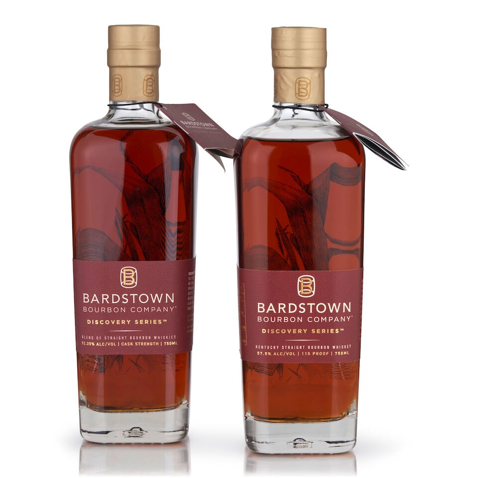 Bardstown Bourbon Co. Discovery Series No. 5 (1 bottle, 750ml) Bardstown Bourbon Co. Discovery ...: Bardstown Bourbon Co. Discovery Series No. 5 (1 bottle, 750ml) Region: Kentucky Alcohol content: 52.35% Notes: official bottling Bardstown Bourbon Co. Discovery Series No. 4 (1 bottle, 750ml) Region: