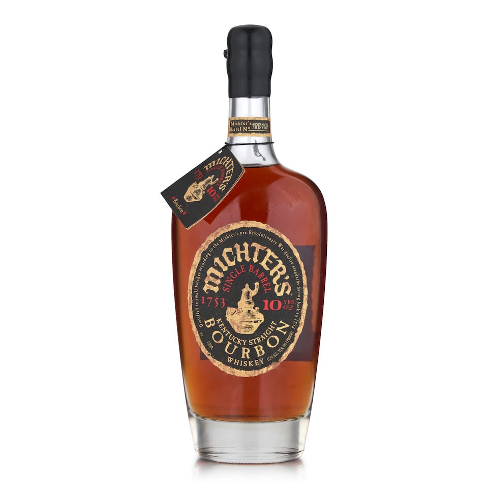 Michter's 10 Years Old, 2018 (1 bottle, 750ml): Michter's 10 Years Old, 2018 (1 bottle, 750ml) Region: Kentucky Alcohol content: 47.2% Notes: official bottling, barrel no 18B168 Footnotes: United States, Bourbon This lot is subject to the following