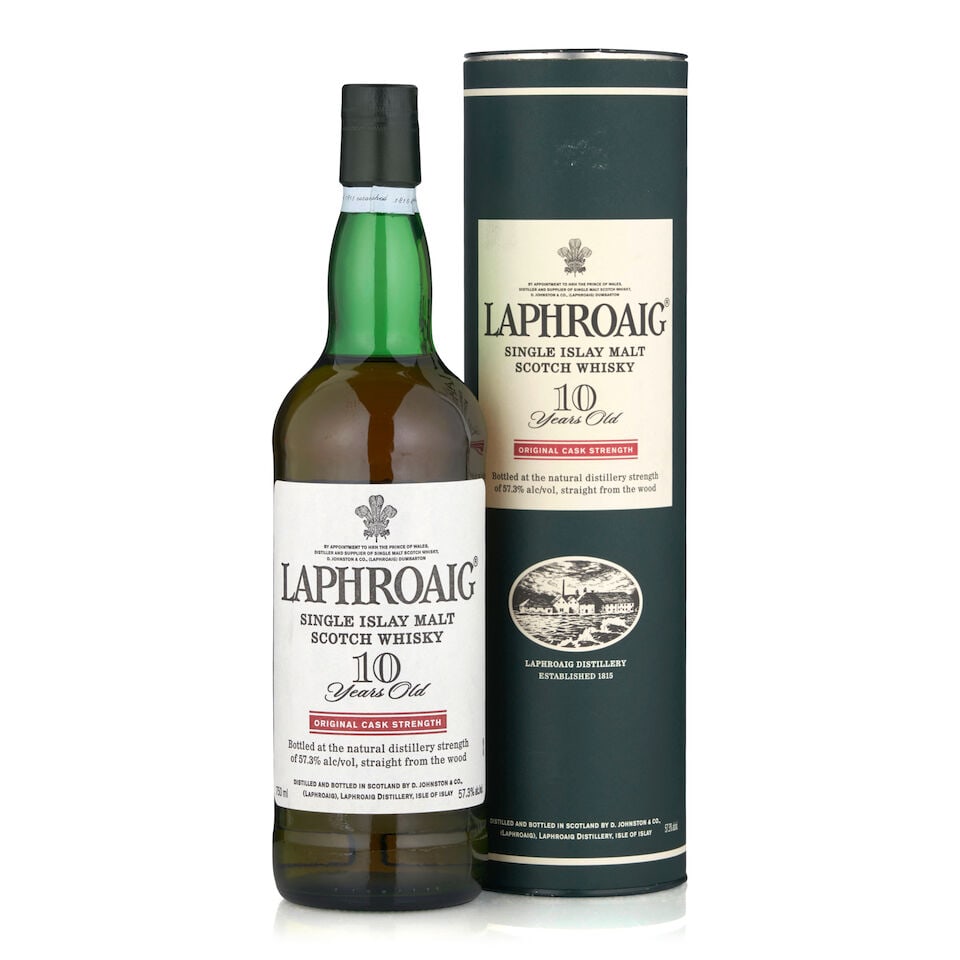 Laphroaig Original Cask Strength 10 Years Old (1 bottle, 750ml) (1 of 1)