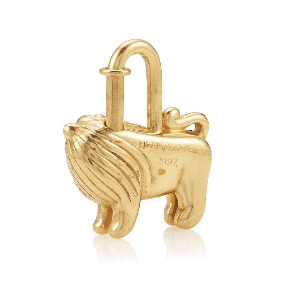 HERMÈS: CADENA L'AFRIQUE LION CHARM 1997 - 2