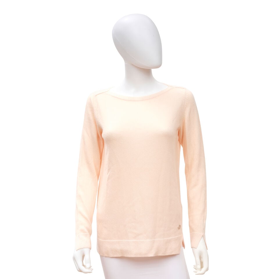 LORO PIANA: THREE PIECE PEACH CASHMERE ENSEMBLE - 3