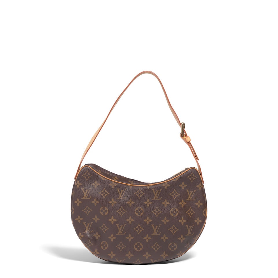 LOUIS VUITTON: MONOGRAM CROISSANT SHOULDER BAG MM 2005 - 2