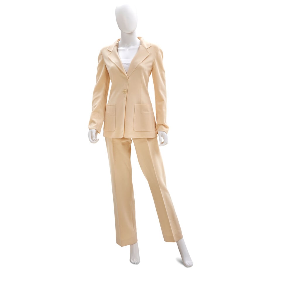 CELINE: BUTTER YELLOW SUIT (1 of 2)