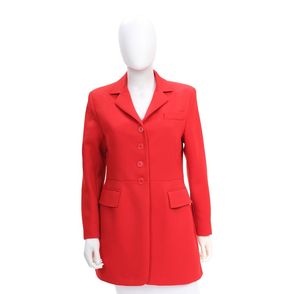 HERMÈS: A GROUP OF TWO RED RIDING COATS - 2