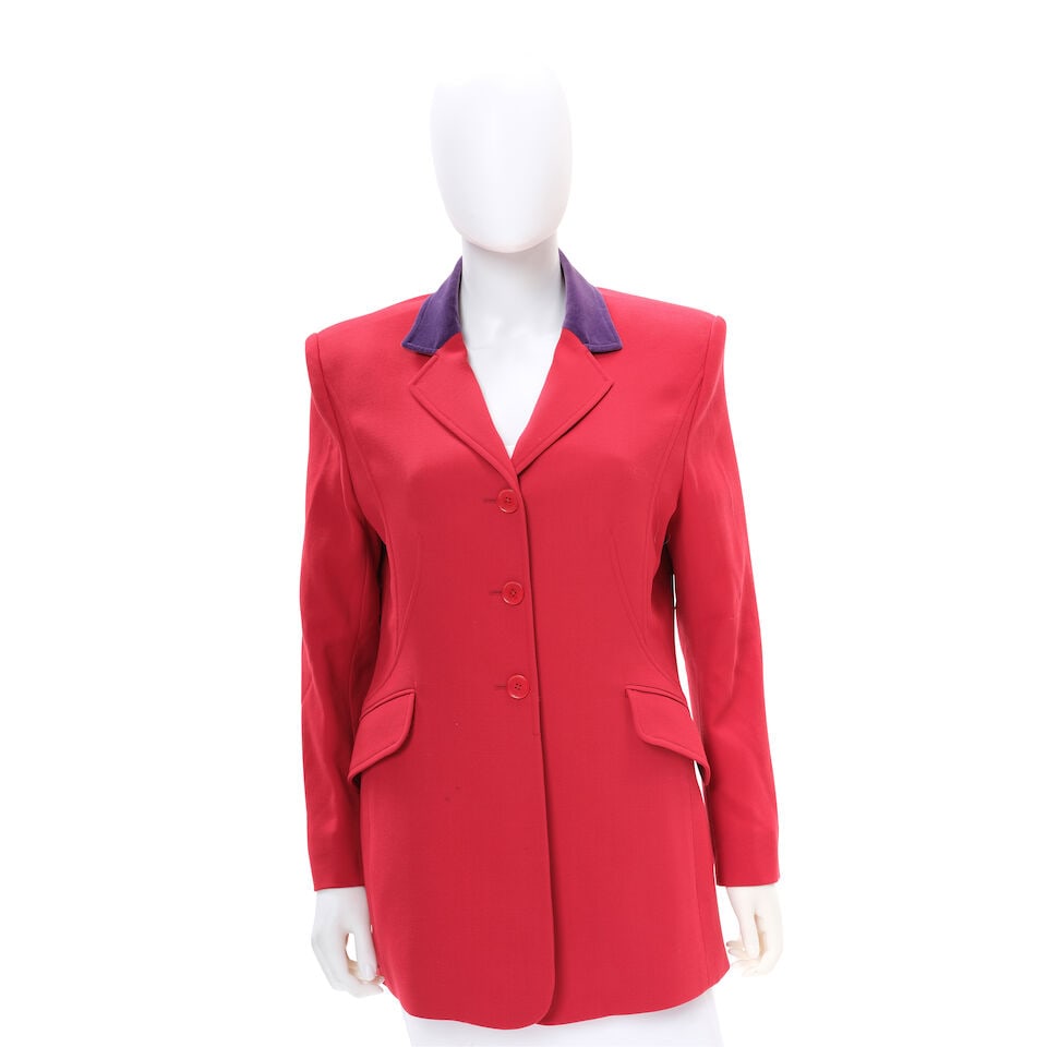 HERMÈS: A GROUP OF TWO RED RIDING COATS - 3