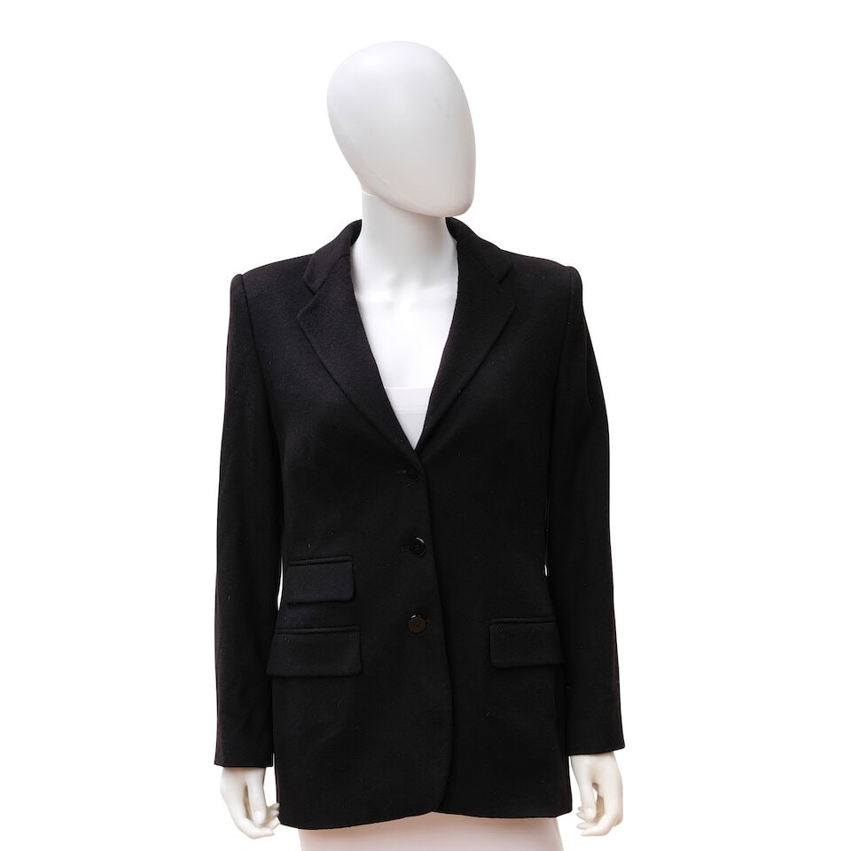 GIORGIO ARMANI: BLACK CASHMERE BLAZER (1 of 1)