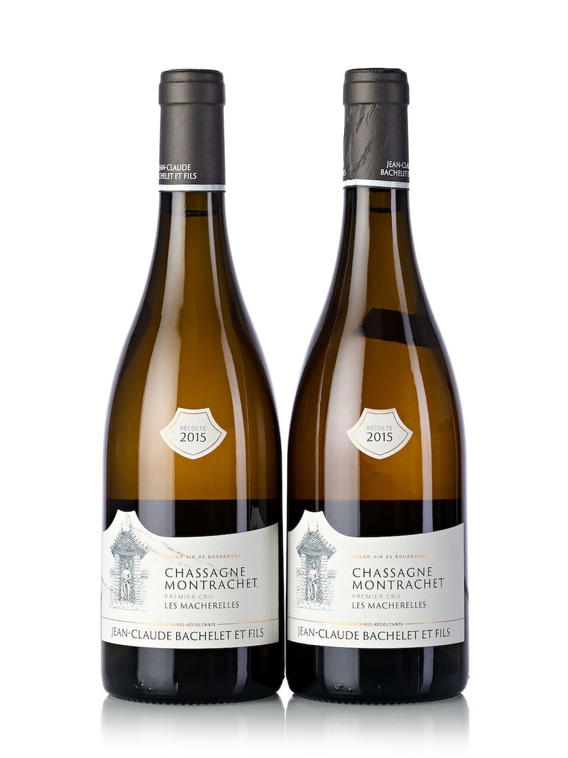 Jean-Claude Bachelet Chassagne Montrachet Les Macherelles, 2015 (12x 750ml): Jean-Claude Bachelet Chassagne Montrachet Les Macherelles, 2015 (12x 750ml) Region: Burgundy Label: 5x slightly marked, 2x marked Lot to be sold without reserve. For further information on this lot pl