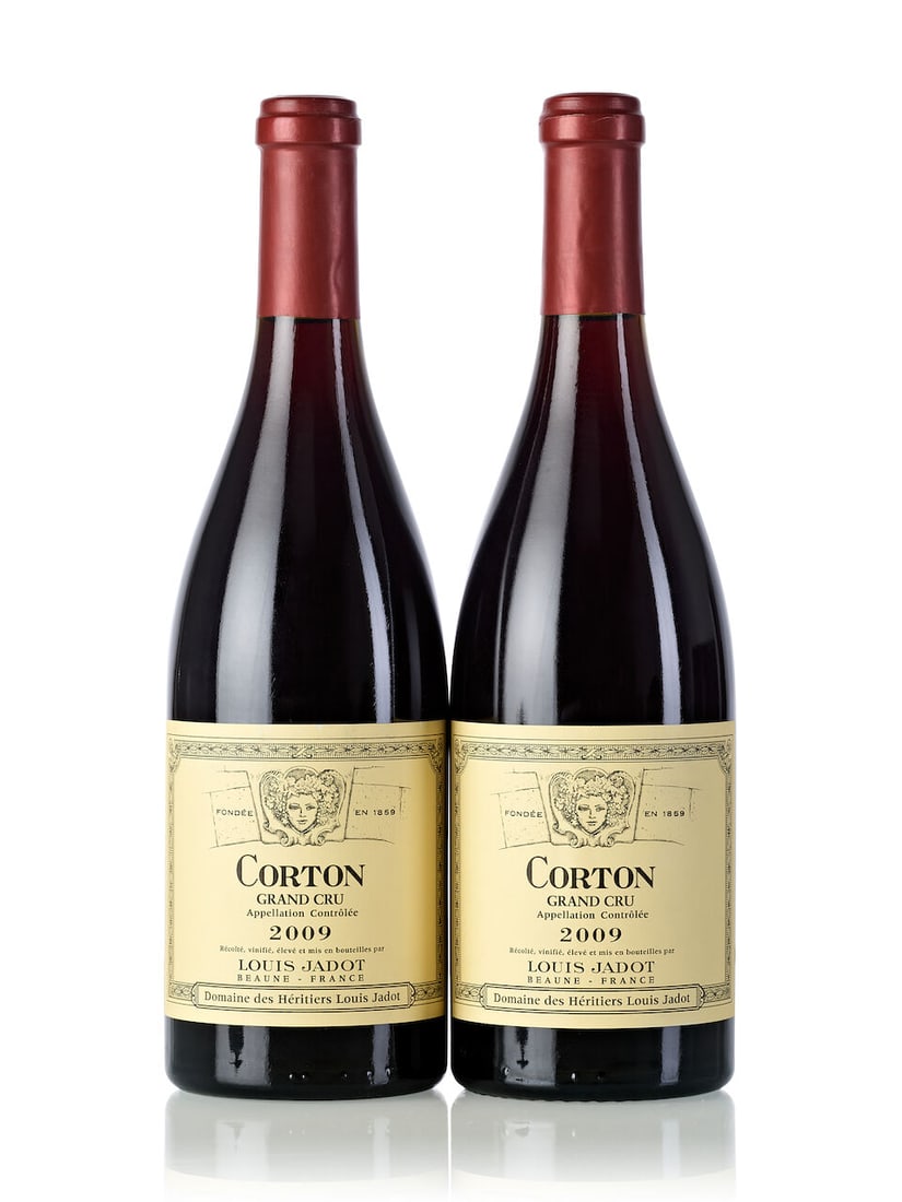 Louis Jadot Corton, 2009 (6x 750ml): Louis Jadot Corton, 2009 (6x 750ml) Region: Burgundy Label: 1x slightly marked, 1x marked Lot to be sold without reserve. For further information on this lot please visit Bonhams.com For further