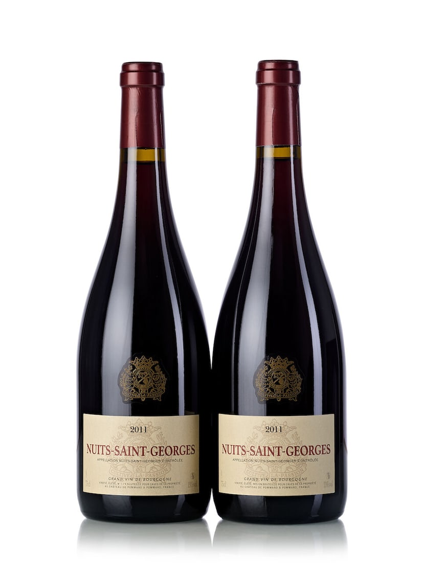 Château de Pommard Nuits St. Georges, 2011 (12x 750ml): Château de Pommard Nuits St. Georges, 2011 (12x 750ml) Region: Burgundy Label: 9x slightly marked Lot to be sold without reserve. For further information on this lot please visit