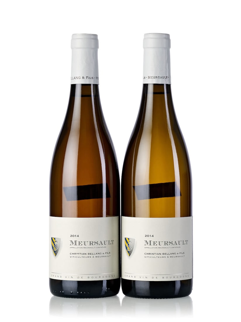 Christian Bellang & Fils Meursault, 2014 (12x 750ml): Christian Bellang & Fils Meursault, 2014 (12x 750ml) Region: Burgundy Label: 2x marked, 1x slightly scuffed, 1x scuffed Lot to be sold without reserve. For further information on this lot please visit