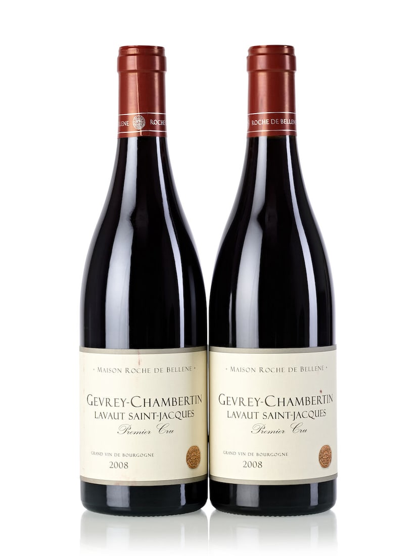 Maison Roche de Bellene Gevrey Chambertin Lavaux St. Jacques, 2008 (10x 750ml): Maison Roche de Bellene Gevrey Chambertin Lavaux St. Jacques, 2008 (10x 750ml) Region: Burgundy Label: 7x scuffed, 3x heavily scuffed Lot to be sold without reserve. For further information on this