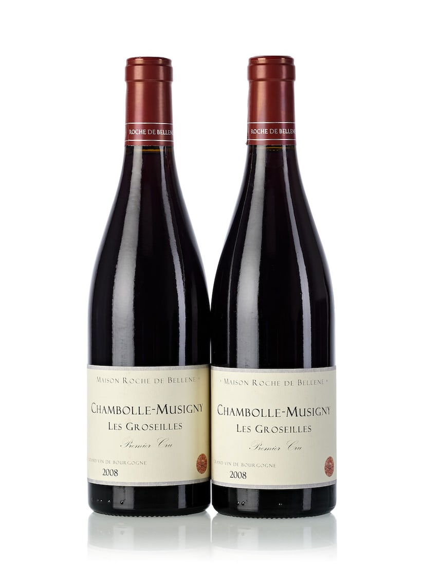Maison Roche de Bellene Chambolle Musigny Les Groseilles, 2008 (7x 750ml): Maison Roche de Bellene Chambolle Musigny Les Groseilles, 2008 (7x 750ml) Region: Burgundy Label: 2x marked, 1x scuffed Lot to be sold without reserve. For further information on this lot please visit