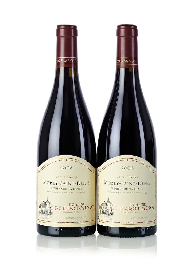 Perrot Minot Morey St. Denis La Riotte Vieilles Vignes, 2006 (8x 750ml): Perrot Minot Morey St. Denis La Riotte Vieilles Vignes, 2006 (8x 750ml) Region: Burgundy Label: 2x marked, 1x slightly torn Lot to be sold without reserve. For further information on this lot please v