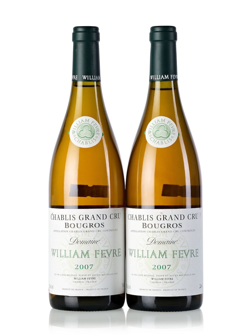 William Fevre Chablis Bourgos, 2007 (10x 750ml): William Fevre Chablis Bourgos, 2007 (10x 750ml) Region: Burgundy Label: 10x heavily marked Lot to be sold without reserve. For further information on this lot please visit Bonhams.com For further