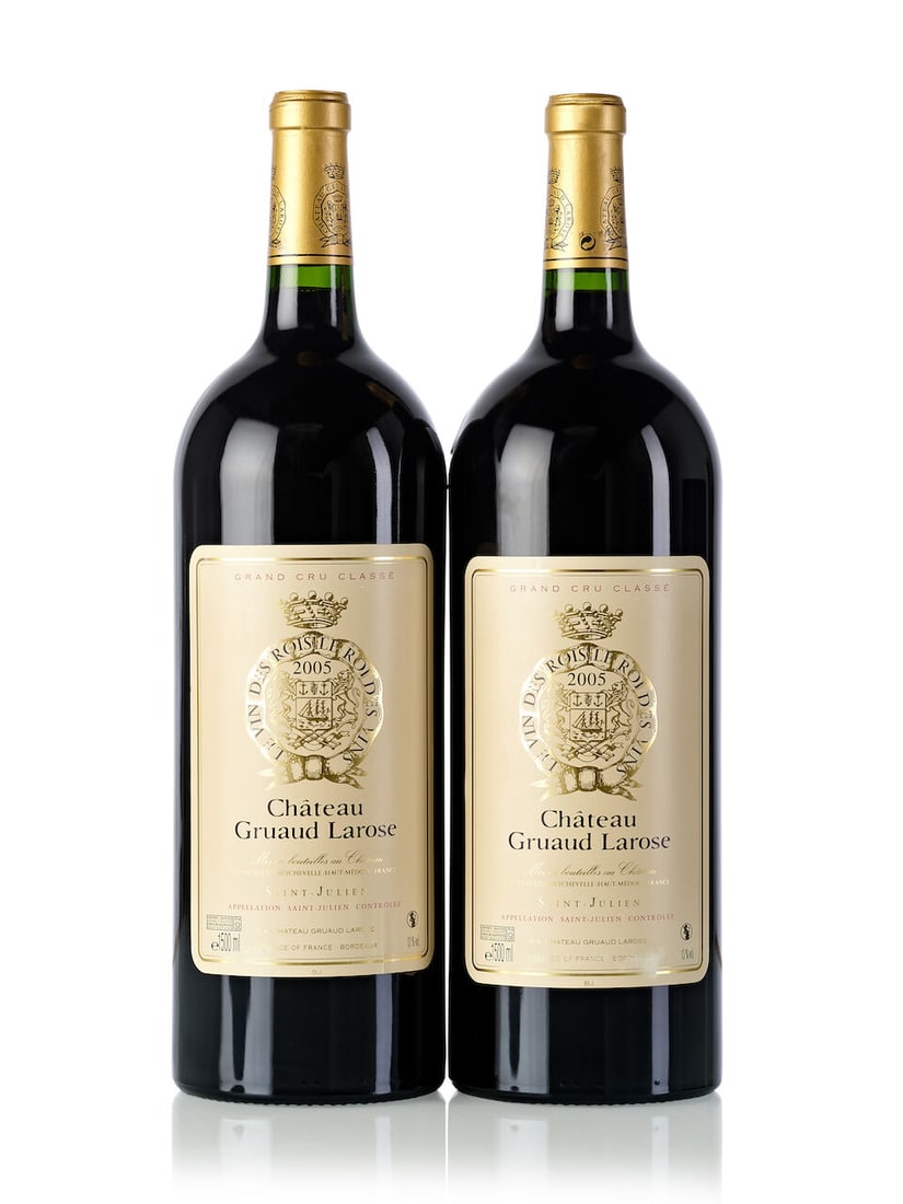 Château Gruaud Larose, 2005 (6x Magnum): Château Gruaud Larose, 2005 (6x Magnum) Region: Bordeaux Label: 6x slightly scuffed, 1x slightly stained Lot to be sold without reserve. For further information on this lot please visit