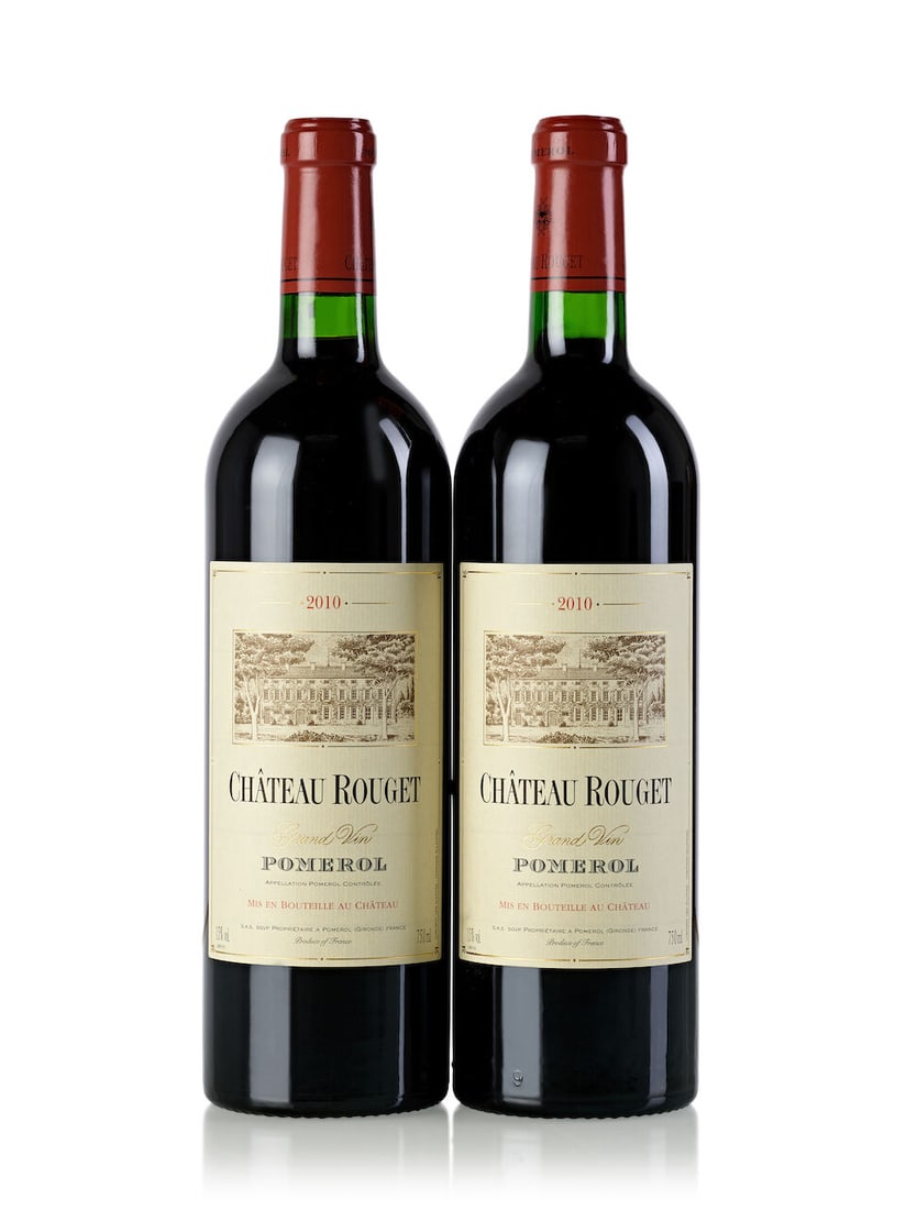 Château Rouget, 2010 (12x 750ml): Château Rouget, 2010 (12x 750ml) Region: Bordeaux Packaging: owc Lot to be sold without reserve. For further information on this lot please visit Bonhams.com For further information about this lo