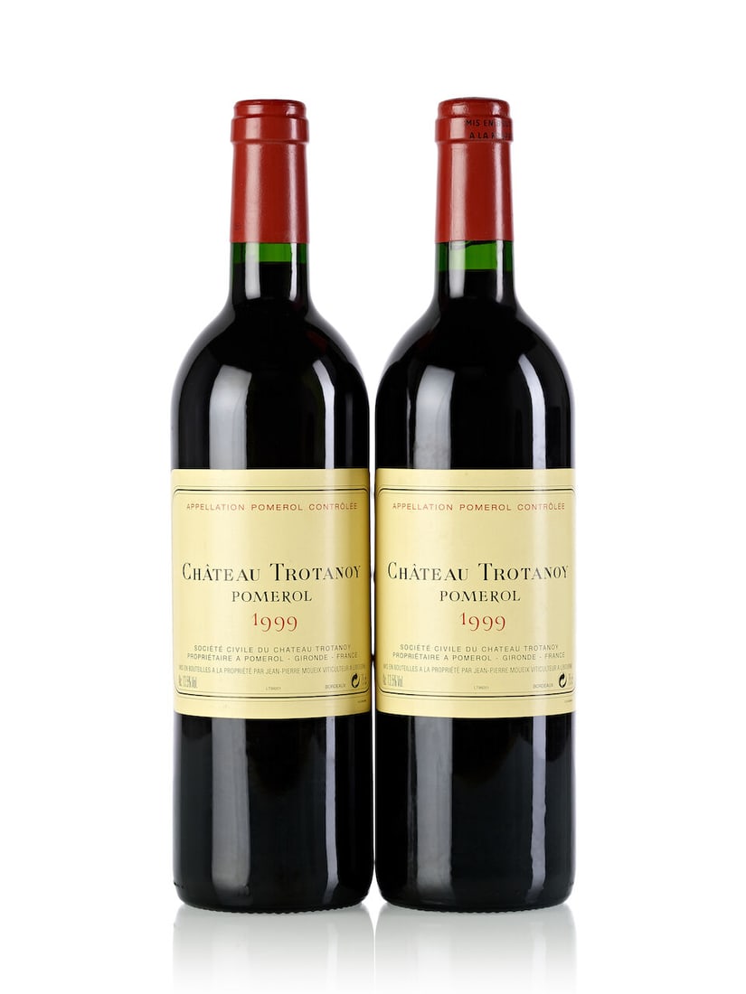 Château Trotanoy, 1999 (10x 750ml): Château Trotanoy, 1999 (10x 750ml) Region: Bordeaux Fill Level: 10x into neck Label: 6x slightly marked, 1x slightly bin-soiled, 1x stained Lot to be sold without reserve. For further