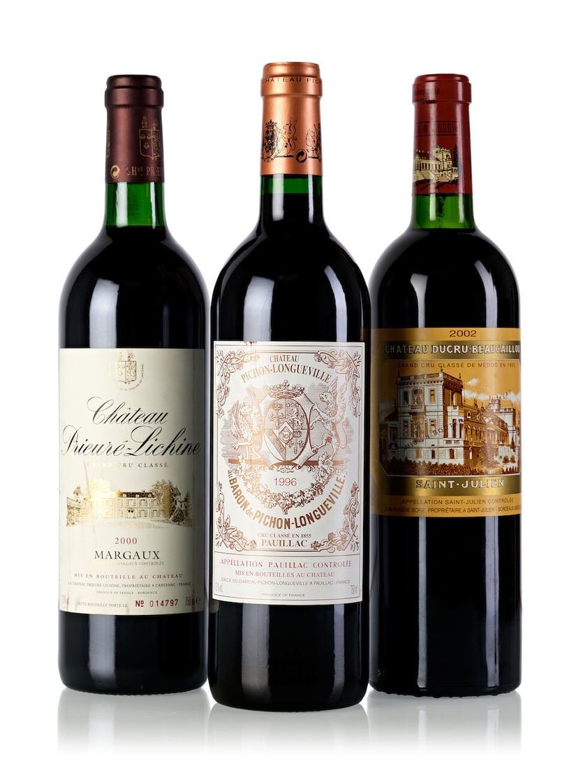 Château Ducru Beaucaillou, 2002 (2x 750ml) Château Moulin Riche, 1998 (1x Magnum) Ch...: Château Ducru Beaucaillou, 2002 (2x 750ml) Region: Bordeaux Cork: 2x signs of old seepage Label: 2x bin-soiled Château Moulin Riche, 1998 (1x Magnum) Region: Bordeaux Fill Level: base