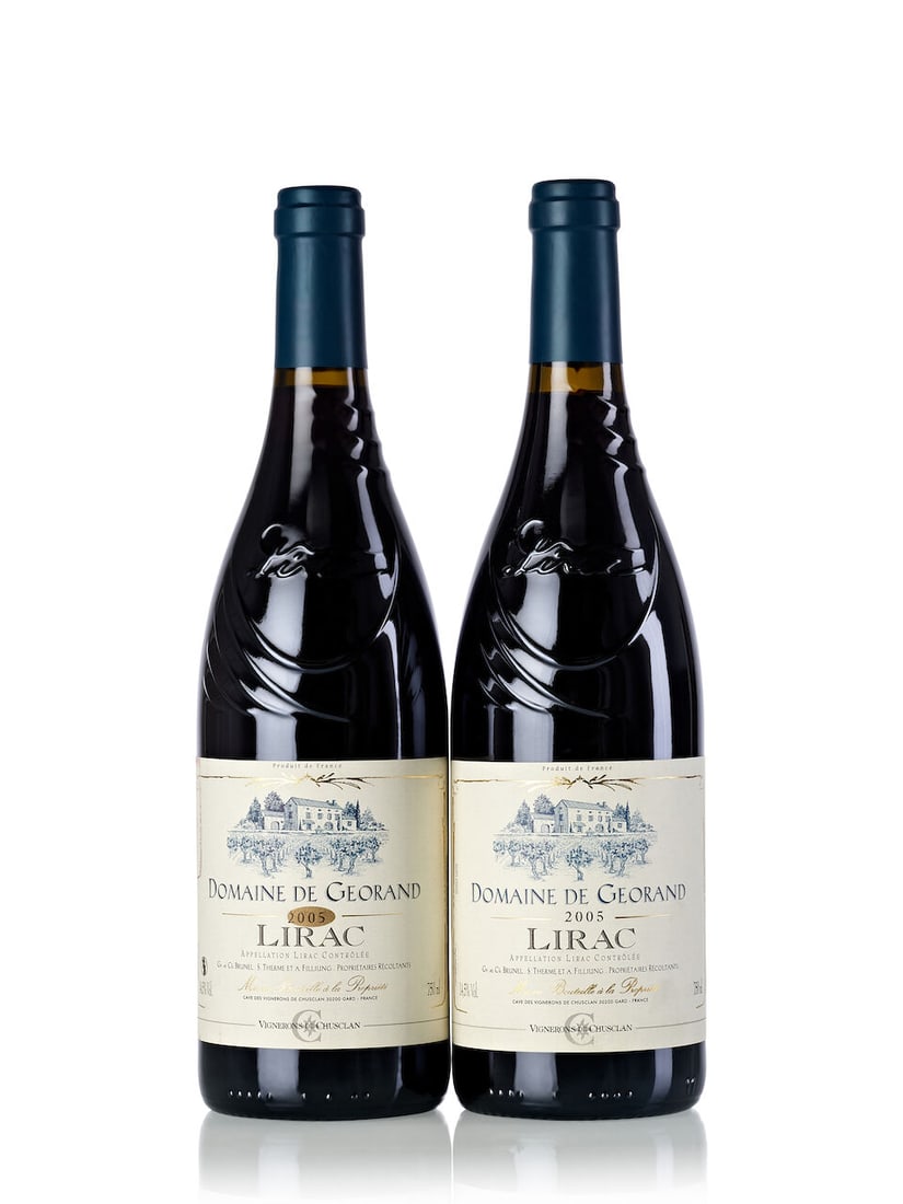 Domaine de Georand Lirac, 2005 (12x 750ml): Domaine de Georand Lirac, 2005 (12x 750ml) Region: Rhone Valley Label: 1x slightly marked, 3x scuffed, 8x slightly scuffed Lot to be sold without reserve. For further information on this lot please vi