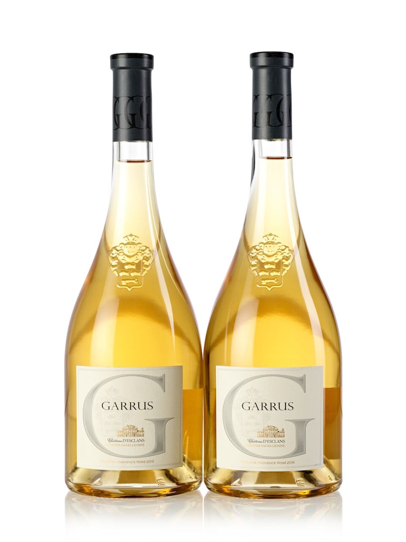 Château d'Esclans Garrus Rosé, 2015 (12x 750ml): Château d'Esclans Garrus Rosé, 2015 (12x 750ml) Region: France Label: 1x slightly marked, 3x marked, 1x slightly nicked Lot to be sold without reserve. For further information on this lot