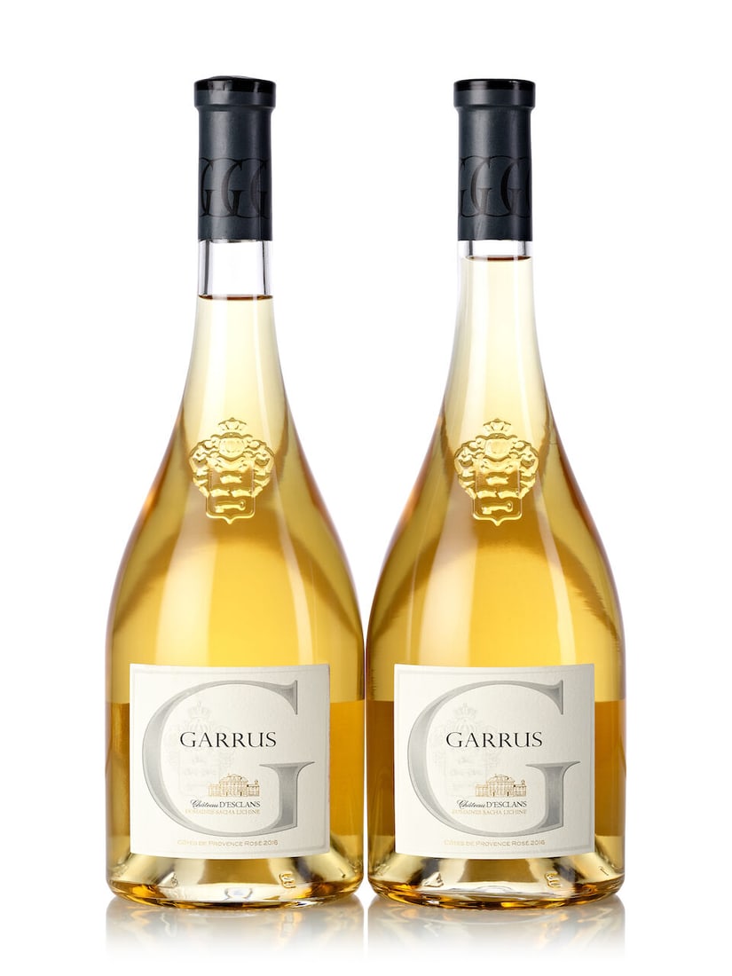 Château d'Esclans Garrus Rosé, 2016 (11x 750ml): Château d'Esclans Garrus Rosé, 2016 (11x 750ml) Region: France Label: 3x marked, 1x slightly scuffed Lot to be sold without reserve. For further information on this lot please visit