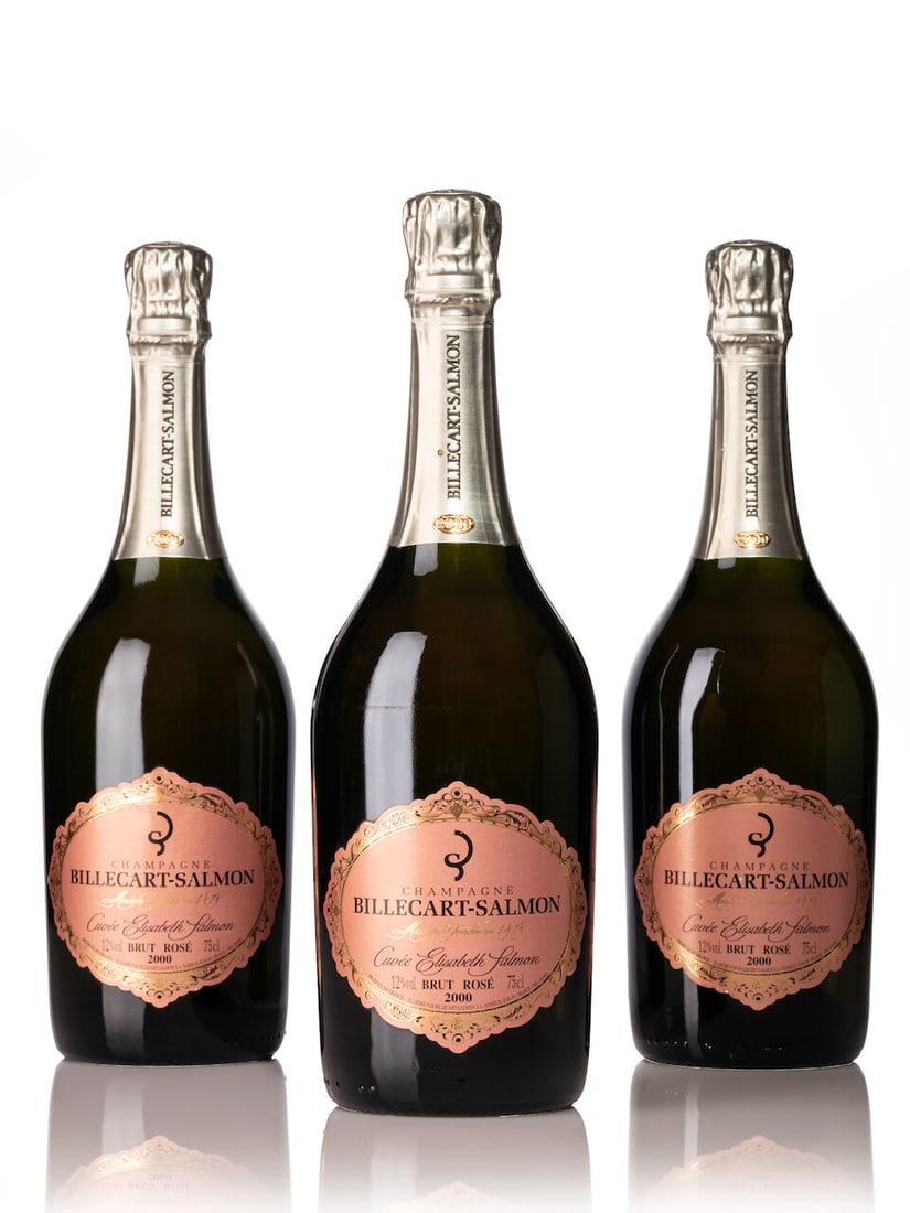 Billecart Salmon Cuvée Elisabeth Rosé, 2000 (9x 750ml) Billecart Salmon Cuvée Ni...: Billecart Salmon Cuvée Elisabeth Rosé, 2000 (9x 750ml) Region: Champagne Fill Level: 9x 1cm inverted Billecart Salmon Cuvée Nicholas François, 1998 (4x 750ml) Region: