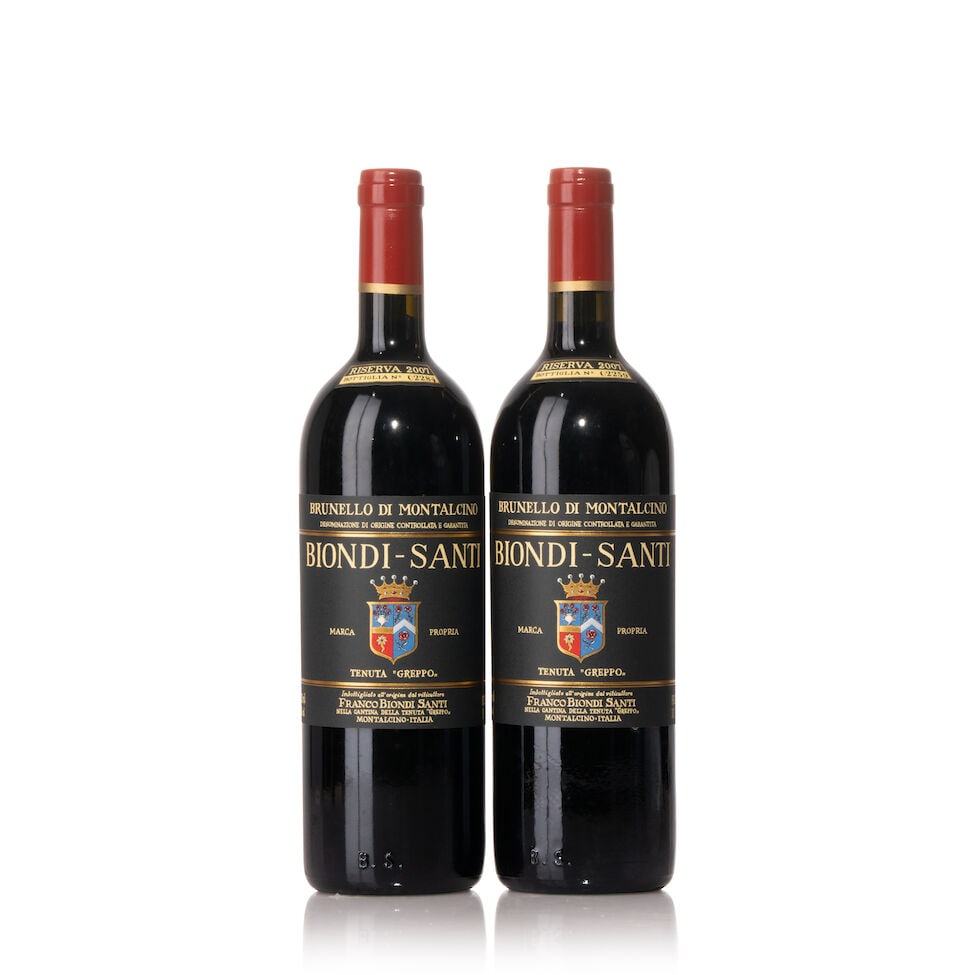Biondi Santi Brunello di Montalcino Riserva, 2007 (12x 750ml): Biondi Santi Brunello di Montalcino Riserva, 2007 (12x 750ml) Region: Italy Lot to be sold without reserve. For further information on this lot please visit Bonhams.com For further information about t