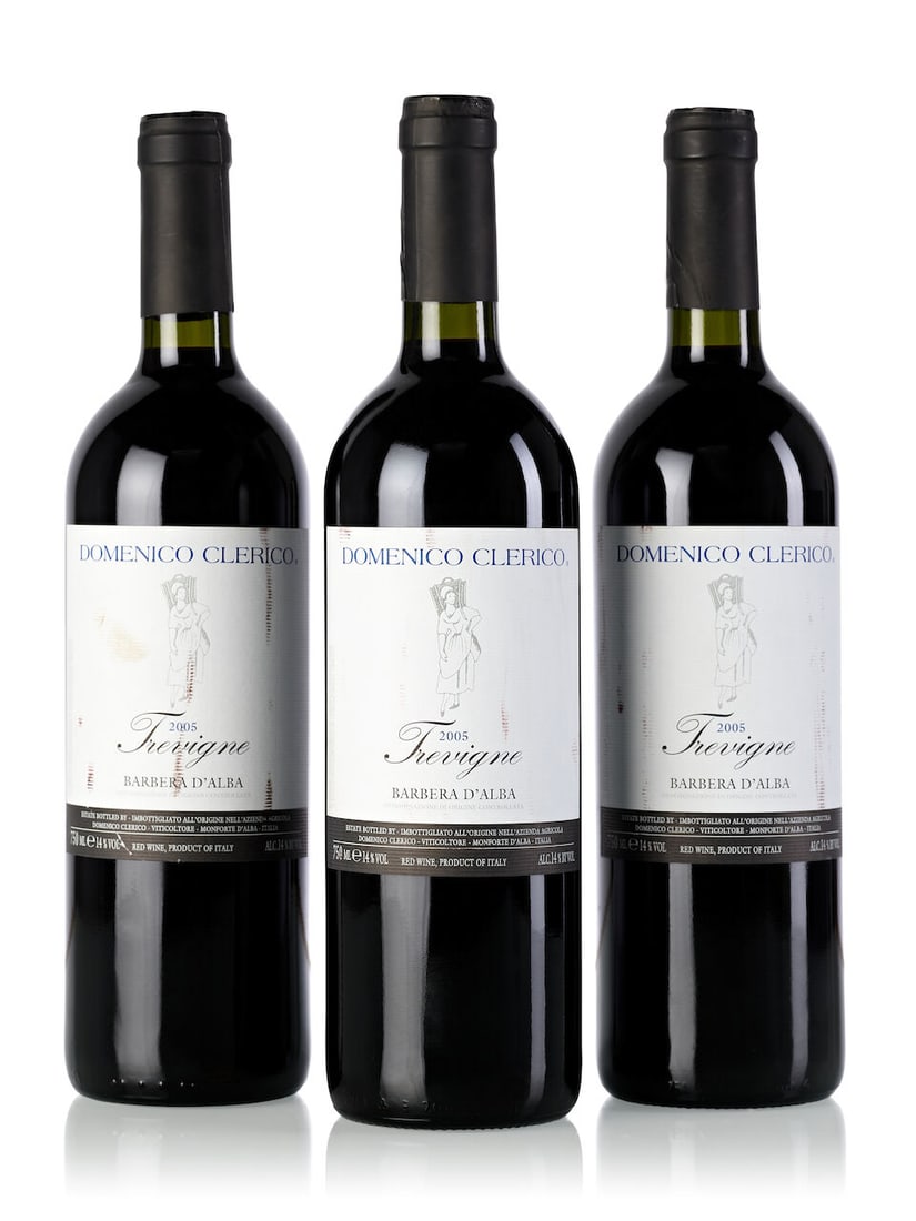 Domenico Clerico Langhe Arte, 2006 (10x 750ml) Domenico Clerico Barbera d'Alba Trevigne, 2005 (...: Domenico Clerico Langhe Arte, 2006 (10x 750ml) Region: Italy Label: 10x marked, 1x scuffed Domenico Clerico Barbera d'Alba Trevigne, 2005 (3x 750ml) Region: Italy Label: 3x marked, 1x stained Lot to b