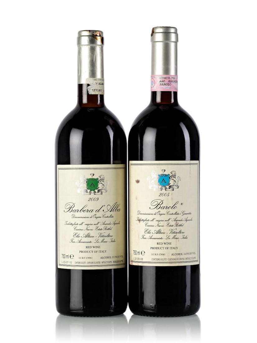 Elio Altare Langhe Rosso La Villa, 2003 (1x 750ml) Elio Altare Barolo, 2005 (5x 750ml) Elio Al... (1 of 2)