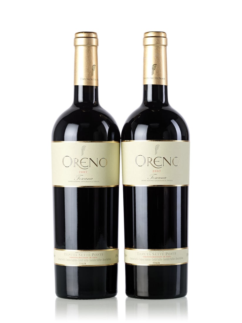 Tenuta Sette Ponti Oreno, 2007 (16x 750ml): Tenuta Sette Ponti Oreno, 2007 (16x 750ml) Region: Italy Cork: 1x protruded Lot to be sold without reserve. For further information on this lot please visit Bonhams.com For further information